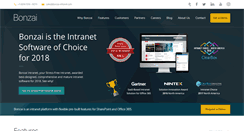 Desktop Screenshot of bonzai-intranet.com