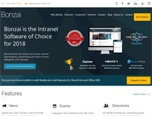 Tablet Screenshot of bonzai-intranet.com